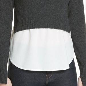 Turtle neck sweater nit with lux cashmere and alpa